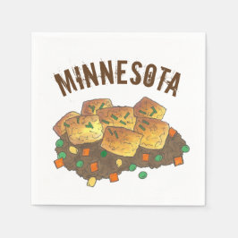 Minnesota Hot Disa Tater Tot Casserole Serviette