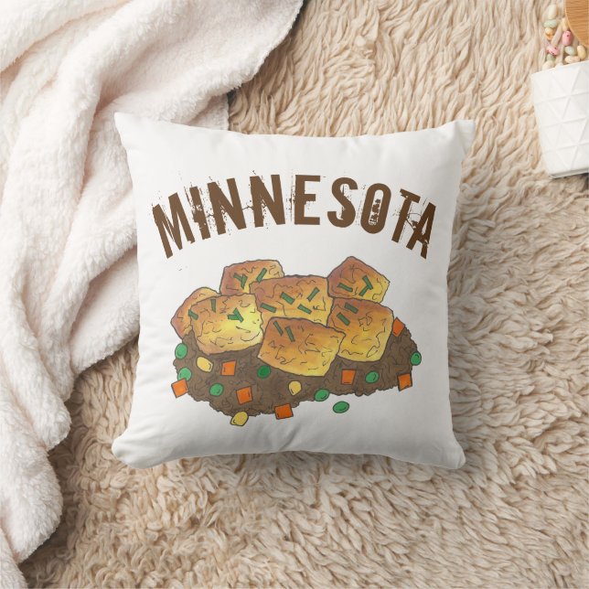 Minnesota Hot Disa Tater Tot Hotdish Casserole Kissen (Decke)