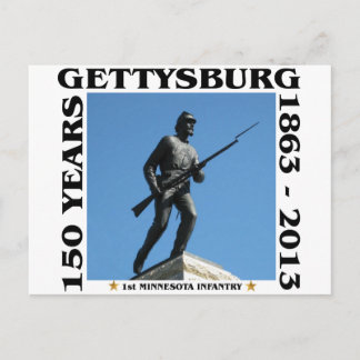 Minnesota Infanterie - 150. Gettysburg Postkarte