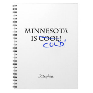 Minnesota ist Cool Notizblock