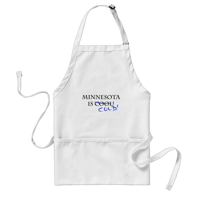 Minnesota ist Cool - und kalt! Schürze (Vorne)