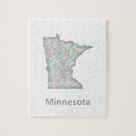 Minnesota-Karte Puzzle