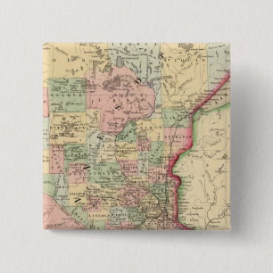 Minnesota Karte von Mitchell Button