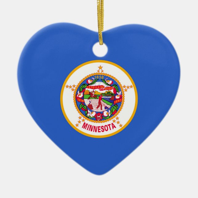 Minnesota Keramik Ornament (Vorne)