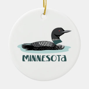 Minnesota Keramik Ornament