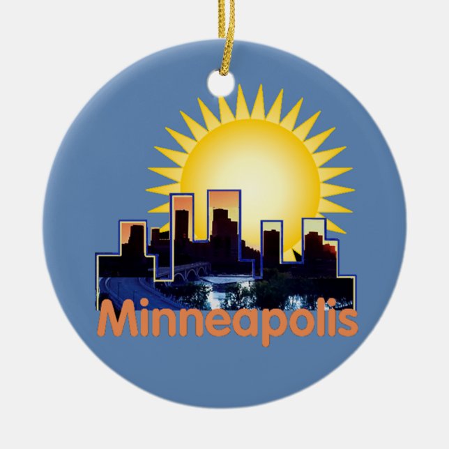 Minnesota Keramik Ornament (Vorne)