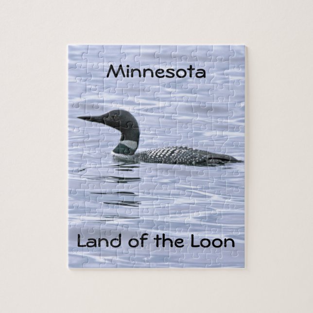 Minnesota-Land des Loon Puzzle (Vertikal)