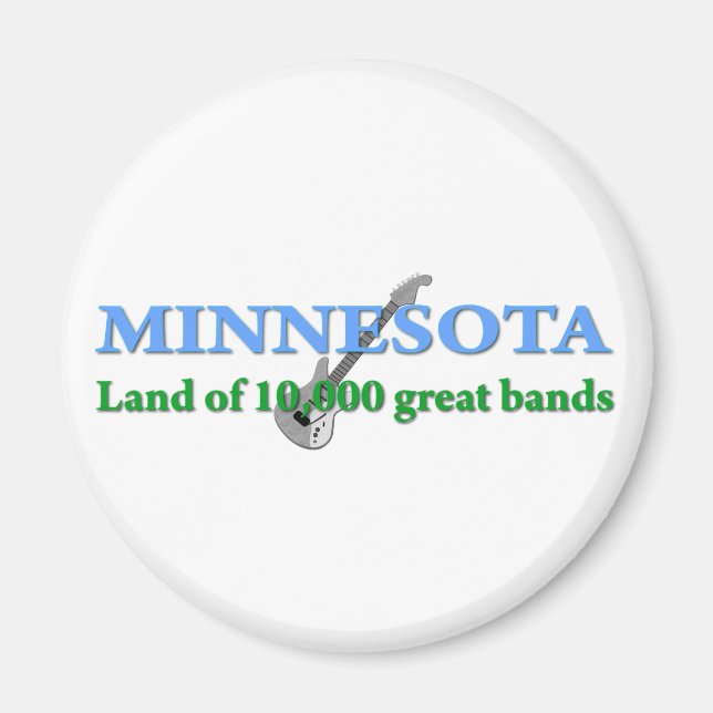 Minnesota - Land mit 10 000 Bands Magnet (Vorne)