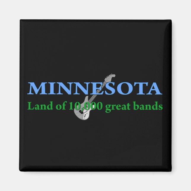 Minnesota - Land mit 10 000 Bands Magnet (Vorne)