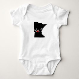 Minnesota-Liebe! Geschenke für Mangan-Liebhaber Baby Strampler