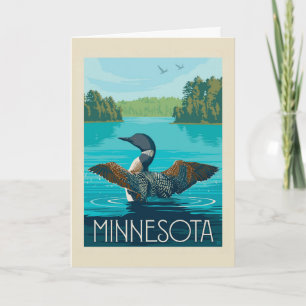 Minnesota   Loon Karte