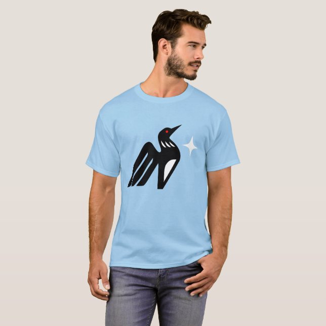 Minnesota Loon & North Star T-Shirt (Vorne ganz)