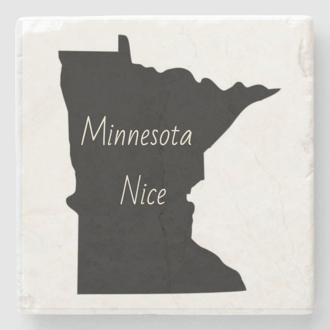 Minnesota Marble Stone Untersetzer Minnesota NIce (Vorderseite)