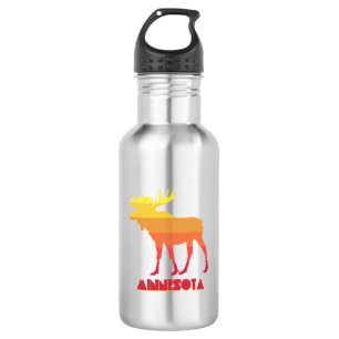 Minnesota Moose Edelstahlflasche