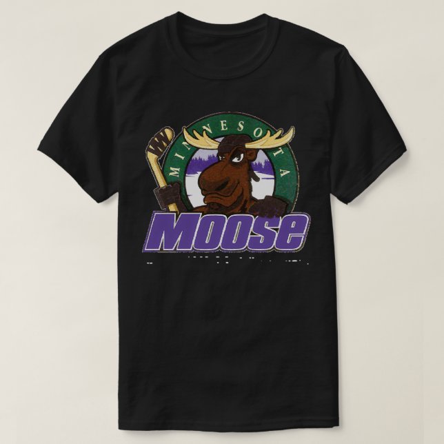 Minnesota Moose Hockey 2 T-Shirt (Design vorne)