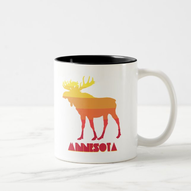 Minnesota Moose Zweifarbige Tasse (Rechts)