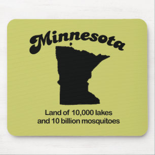 Minnesota-Motto - Land von 10.000 Seen Mousepad
