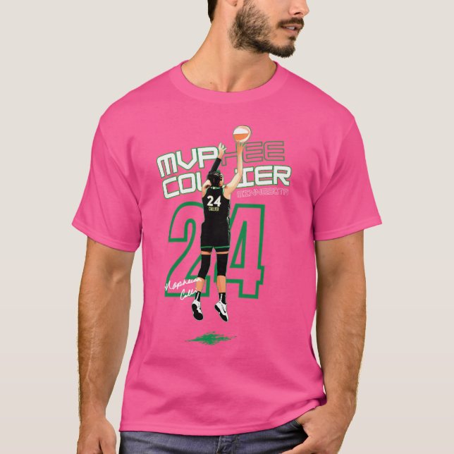 Minnesota Napheesa Collier 24 Basketball Cartoon T-Shirt (Vorderseite)