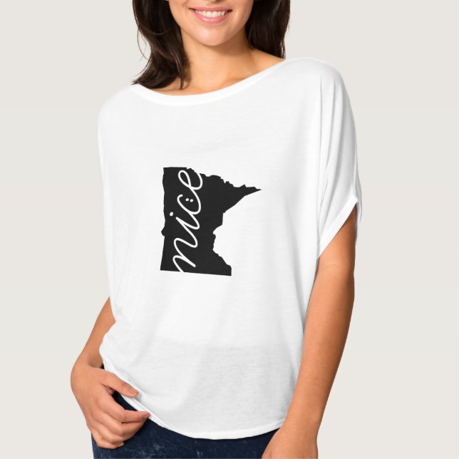 Minnesota Nice Geschenke T-Shirt (Vorderseite)