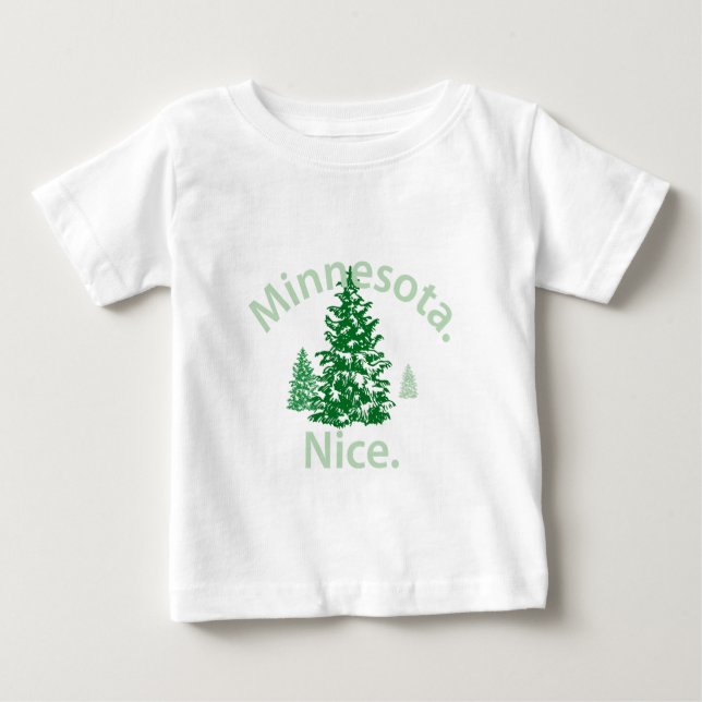 Minnesota Nice. Zeit! Baby T-shirt (Vorderseite)