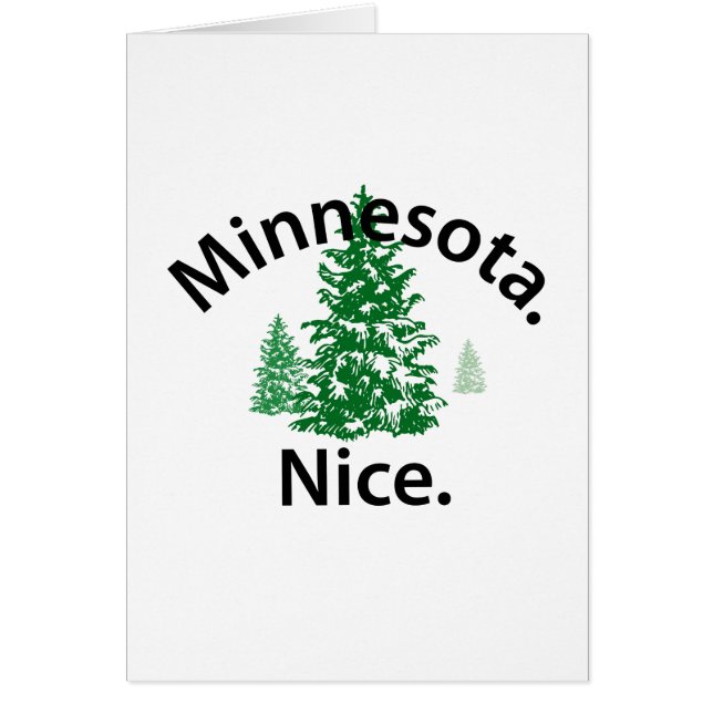 Minnesota Nice. Zeit! (schwarzer Text) (Vorne)