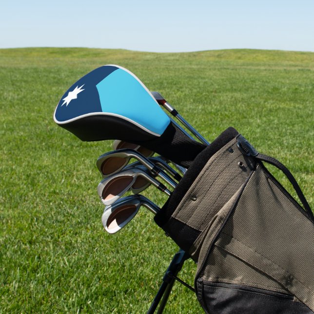 Minnesota Nordsternflagge Golf Headcover (In SItu)