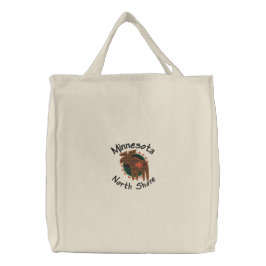 Minnesota North Shore Elche bestickte Tasche