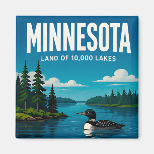Minnesota North Shore Lakes Boundary Waters Reise Magnet