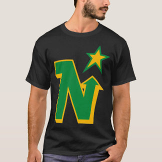 Minnesota North Stars Vintage-Hockey-Vintage-Logo T-Shirt