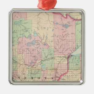 Minnesota Ornament Aus Metall