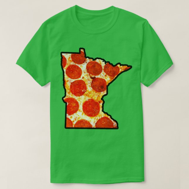 Minnesota Pepperoni Pizza T-Shirt (Design vorne)