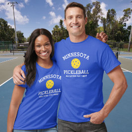 Minnesota Pickleball Kundenspezifischen Text Club T-Shirt