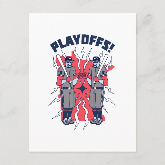 Minnesota Playoff Baseball Begleitkarte (Rückseite)