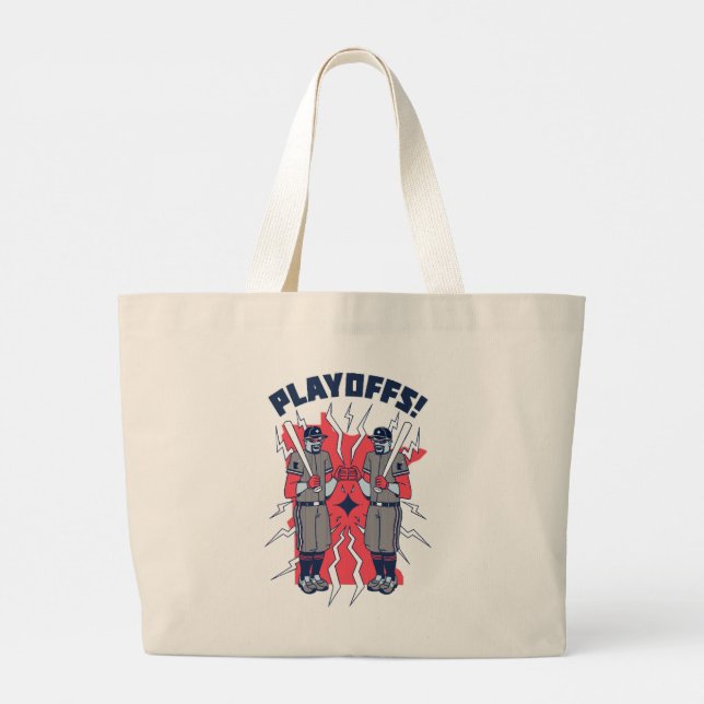 Minnesota Playoff Baseball Jumbo Stoffbeutel (Rückseite)
