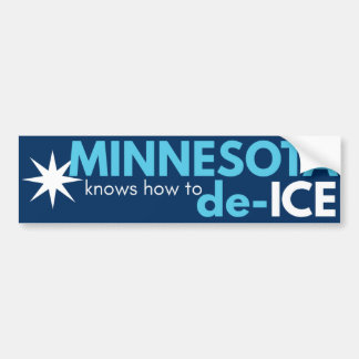 Minnesota political bumper sticker autoaufkleber