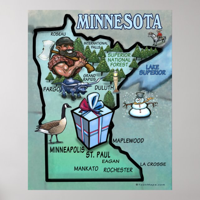 Minnesota Poster (Vorne)