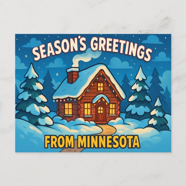 MINNESOTA POSTKARTE (Vorderseite)