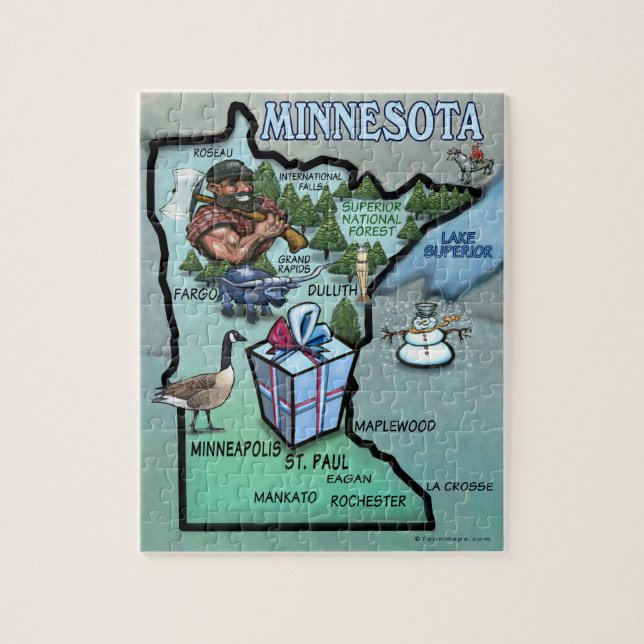 Minnesota-Puzzlespiel Puzzle (Vertikal)
