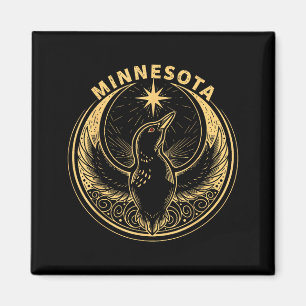 Minnesota-Rebell-Laut neue Flagge des Bundesstaate Magnet