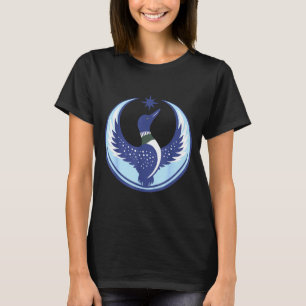 Minnesota-Rebell-Loon neue Flagge des Bundesstaate T-Shirt