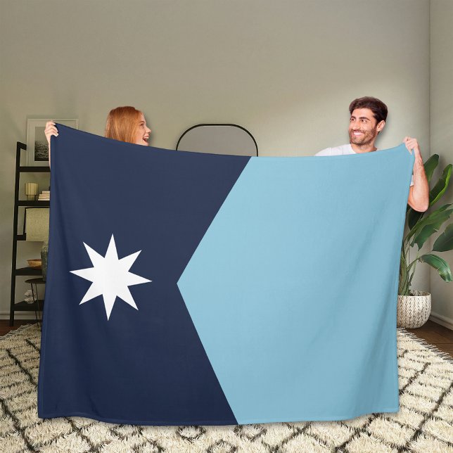Minnesota-Rebell neue Staatsflagge Fleecedecke (Von Creator hochgeladen)
