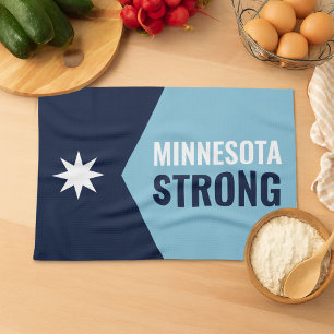 Minnesota-Rebell Neue Staatsflagge Geschirrtuch