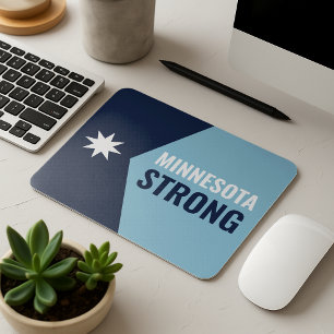 Minnesota-Rebell neue Staatsflagge Mousepad