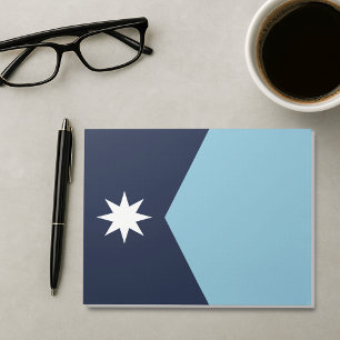 Minnesota-Rebell Neue Staatsflagge Notizblock