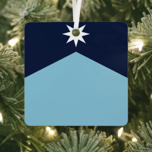 Minnesota-Rebell Neue Staatsflagge Ornament Aus Metall
