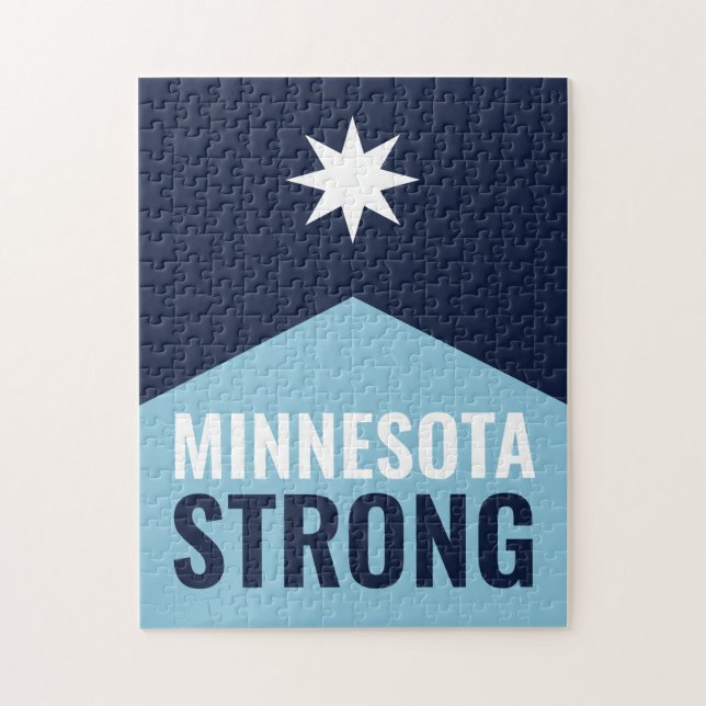 Minnesota-Rebell Neue Staatsflagge Puzzle (Vertikal)
