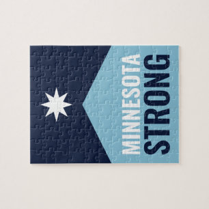 Minnesota-Rebell Neue Staatsflagge Puzzle