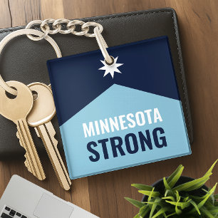 Minnesota-Rebell Neue Staatsflagge Schlüsselanhänger