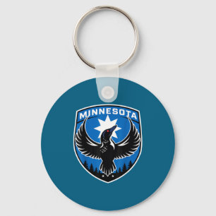 Minnesota-Rebell neue Staatsflagge Schlüsselanhänger