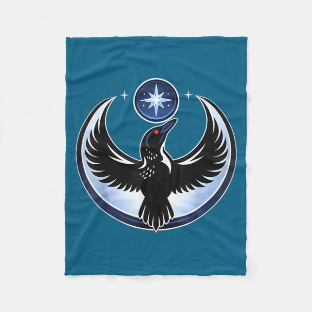 Minnesota-Rebellenstaatsflagge 5 Illustration Fleecedecke (Vorderseite)